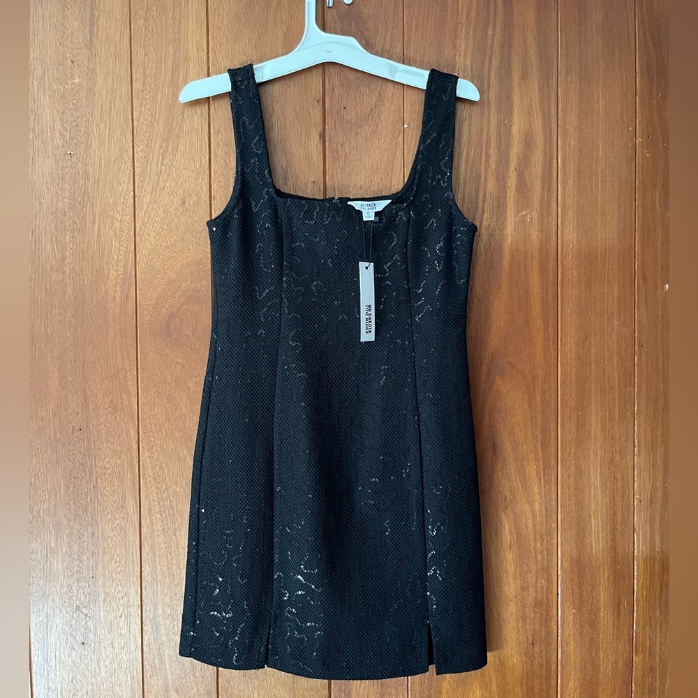 BB Dakota (Steve Madden) Bodycon Black Sequin Dress
